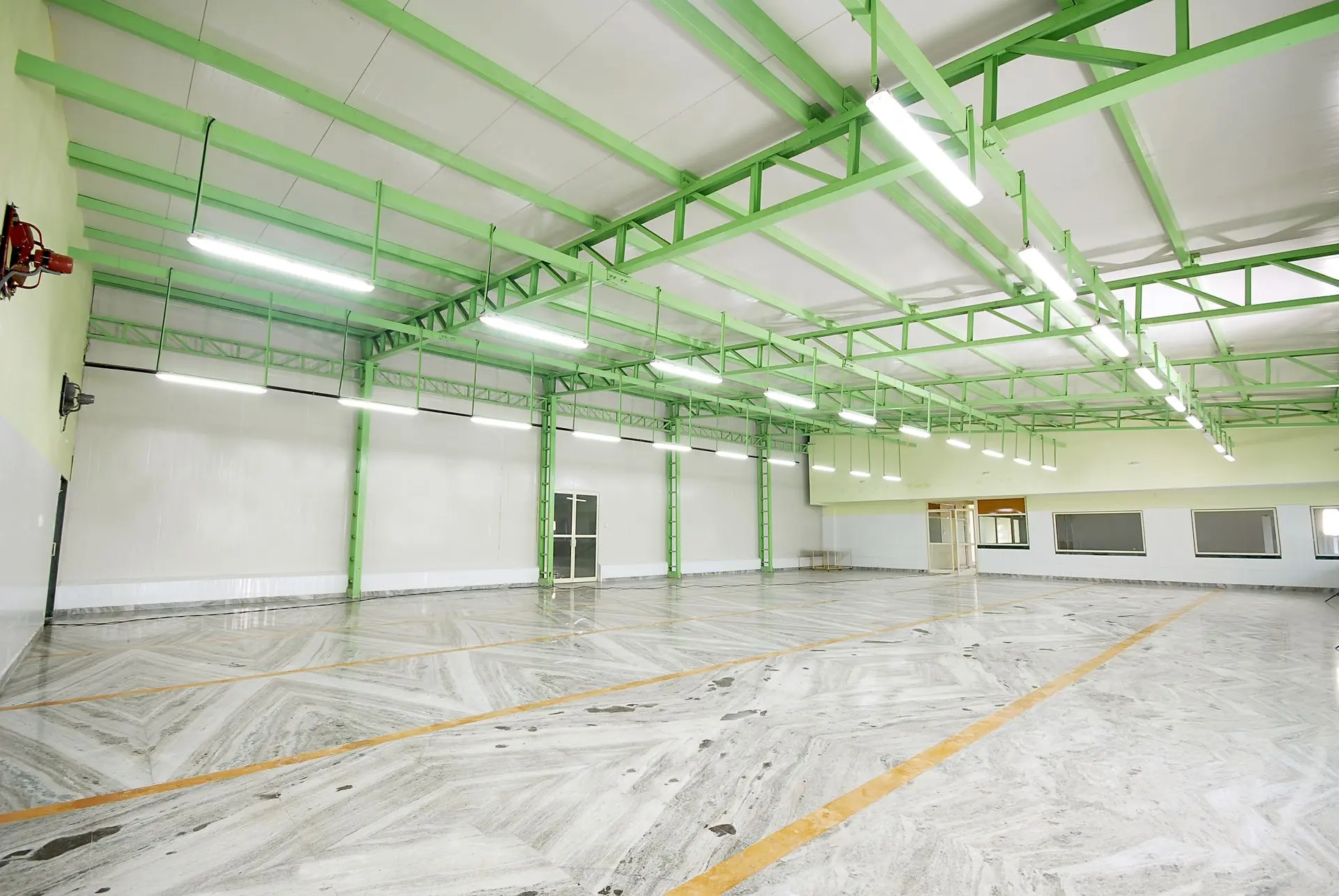 PUF Panel insulated wall cladding, ceiling cladding on multistory Pre-Engineered building for large cold storage rooms, Pre-cooling rooms, Pack house, holding room, Ante-room, large cold storage plants. PUF Panel insulated wall cladding, ceiling cladding on multistory Pre-Engineered building for large cold storage rooms, Pre-cooling rooms, Pack house, holding room, Ante-room, large cold storage plants.